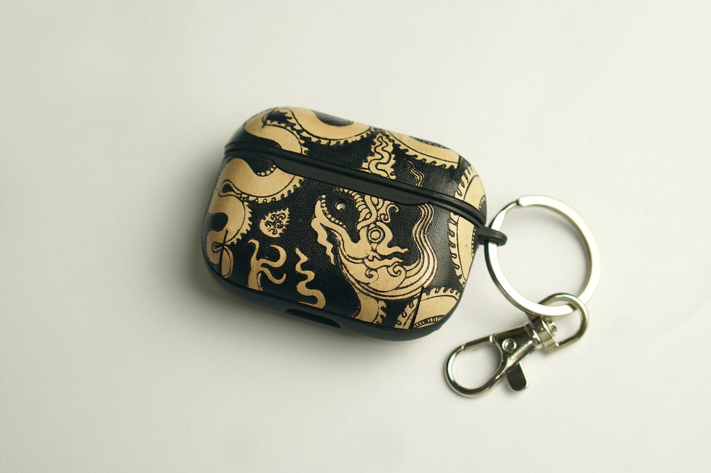 Hand-Painted AirPods Case – " Symbols of Stillness"