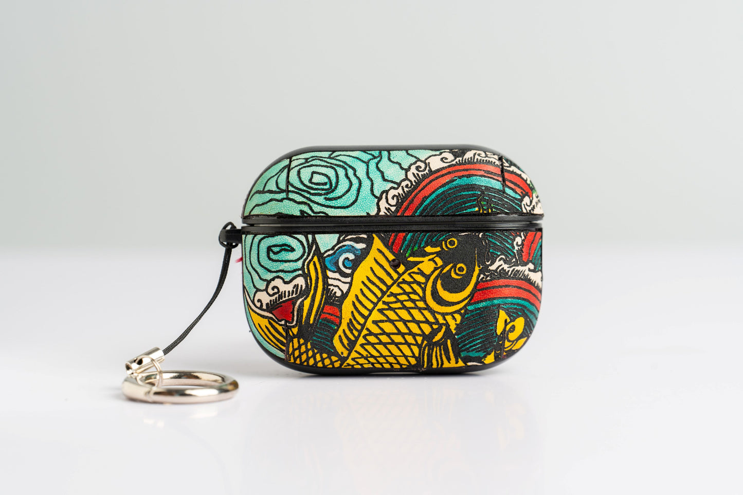Hand-Painted AirPods Case – " Symbols of Stillness"
