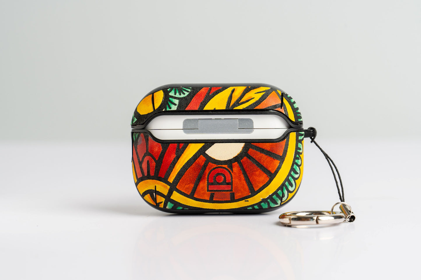 Hand-Painted AirPods Case – " Symbols of Stillness"